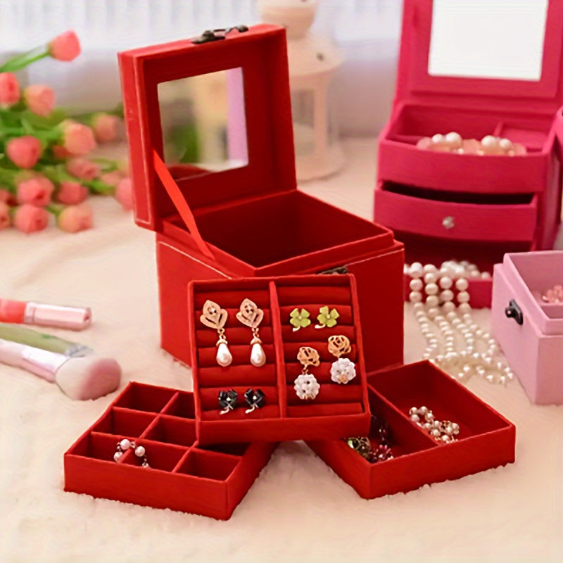 Classic Three-Tier Jewellery Organiser,