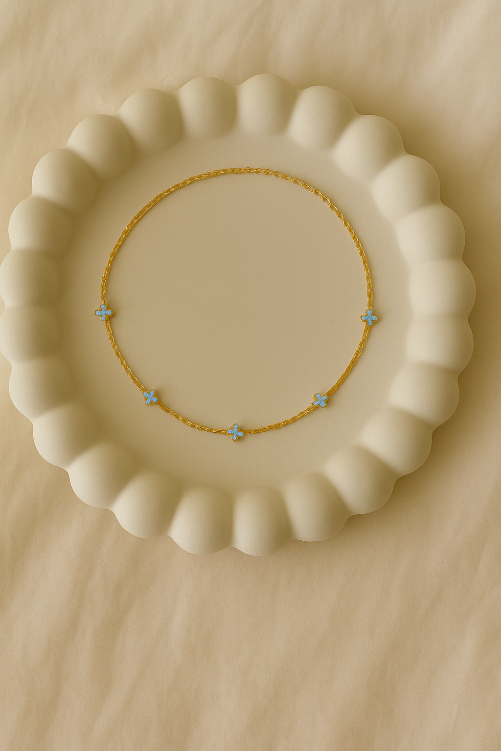 Crystal Clover Necklace